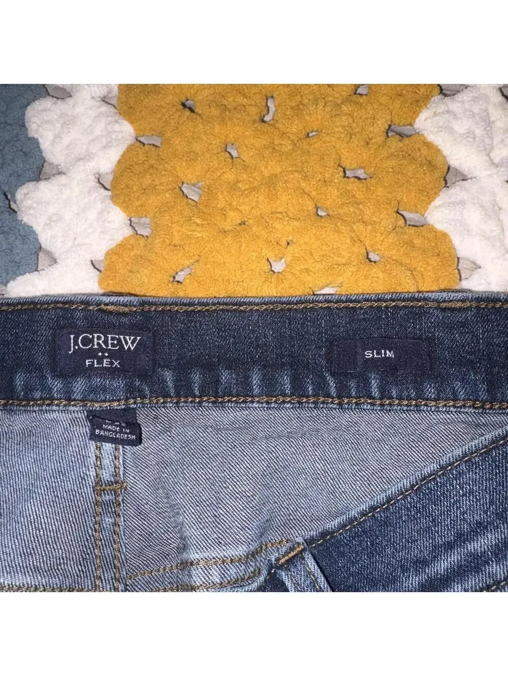 J.Crew Men’s 38 x 32 Flex Slim Dark Wash Jeans Men's W38 Work Or Casual Comfort